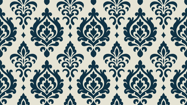 seamless damask pattern