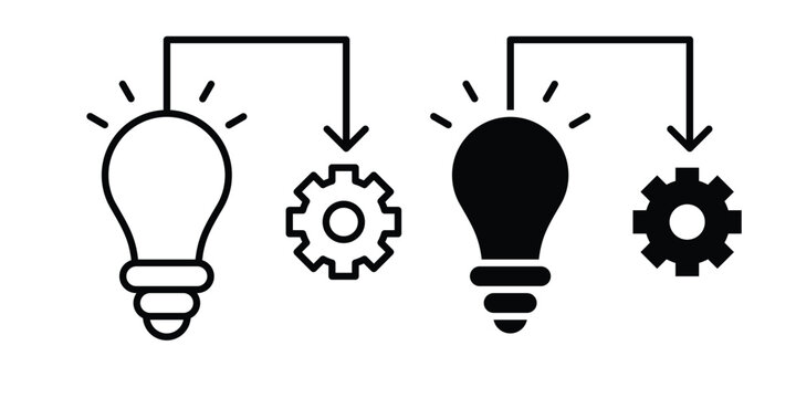 Implementation icon solid Design. Line icons for web