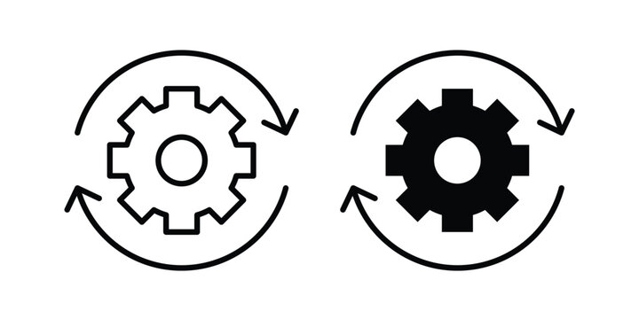 Implementation icon solid Design. Line icons for web