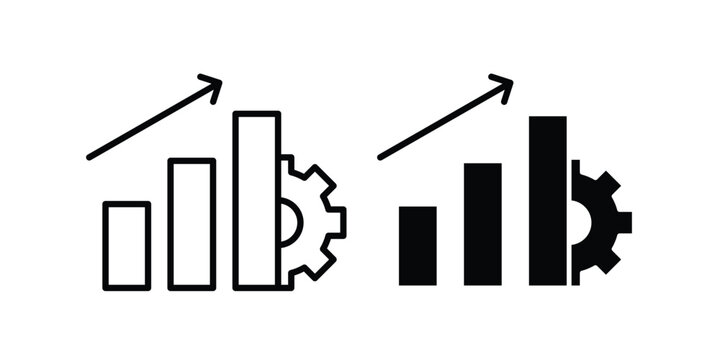 Improvement icon solid Design. Line icons for web
