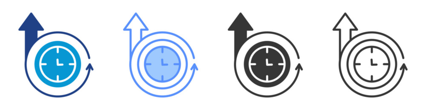 Availability icon set multiple style collection	
