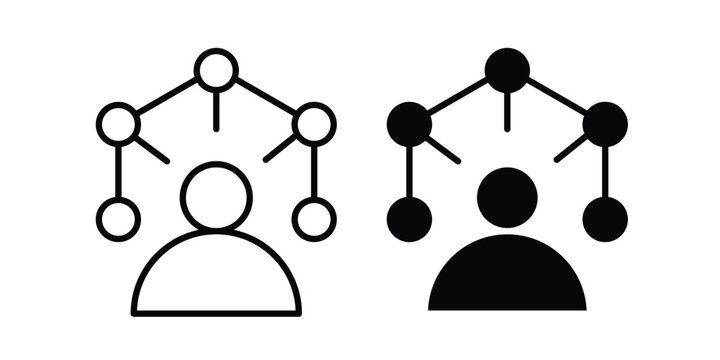 Skills set icon solid Design. Line icons for web