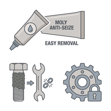 Industrial Moly Anti-Seize Lubricant Application Icon