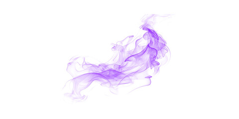 Purple smoke abstract vapor wisp on black background ethereal magic mist flow wave gas effect mysterious violet elements © Official Design