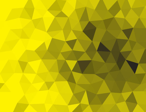 Abstract Geometric Shapes Colorful Polyhedral Pattern