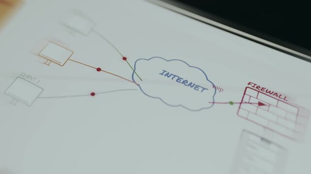 Voice over IP VoIP setup connecting remote clients to a corporate network
