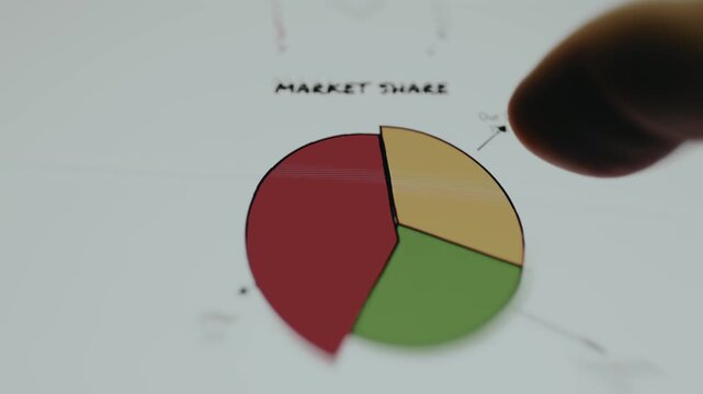 Business market share chart comparing three entities Our Co, Other, Competitor