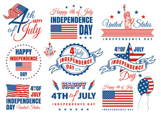 Obraz premium Independence Day designs
