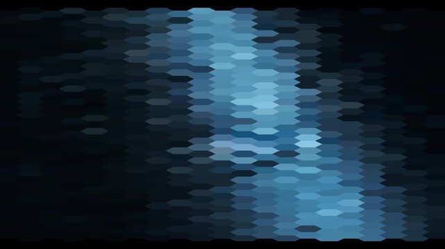 interlocking colored geometric shapes changing abstract motion background, mosaic pattern, commonly used for digital signage, VJ loops, and web design textures