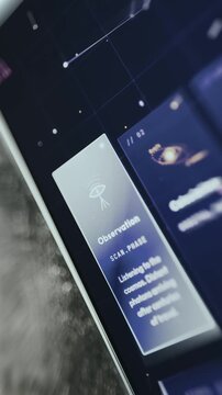 Observation phase compiling data for space mission preparation