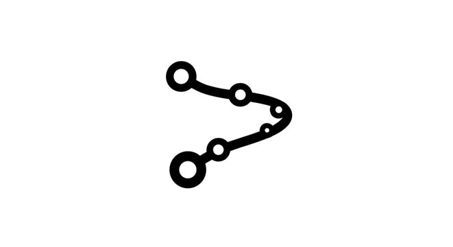 Chain link with circular holes metal.