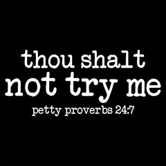 Fototapeta premium Petty Proverbs SVG, Christian PNG