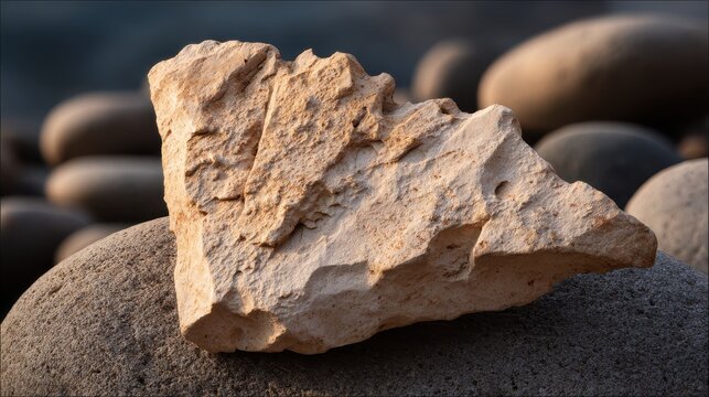 Sharpened Flint Shard with Visible Pressure Flaking