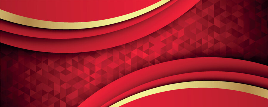 Luxurious abstract background with pixelated patterns and elegant overlapping layers. Modern graphic design with glowing golden wavy lines decoration for banner, website, brochure, flyer.