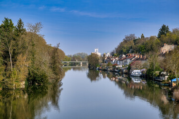 Fototapeta premium Nemours is a French town and commune, in the Île-de-France region, Seine-et-Marne department, in the district of Fontainebleau and canton of Nemours.