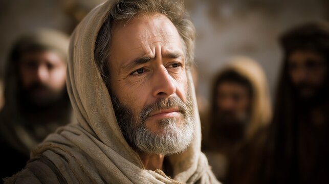 In Jerusalem, Paul is suddenly seized by a furious crowd after preaching publicly, as soldiers struggle to control the growing chaos around him.
