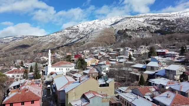 Bozdağ Village on Mount Tmolus, Lydian Heritage Manisa, Midas Pactolus Myths, Sardis Birgi Tourism Gem Winter