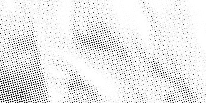 Dotted gradient halftone background. Horizontal seamless dots pattern in pop art style. Abstract modern stylish texture. Vector eps10