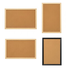 Fototapeta premium Brown cardboard boxes with gift wrap packaging isolated on transparent background