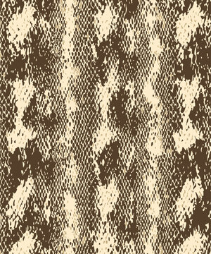Brown Python Snake Skin Animal Print Background in Neutral Beige Tones