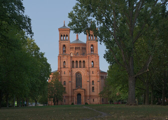 Fototapeta premium Protestant church of St Thomas in neo-classical style Berlin, Germany 