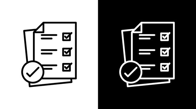 Validity Icon Sheet Black And White