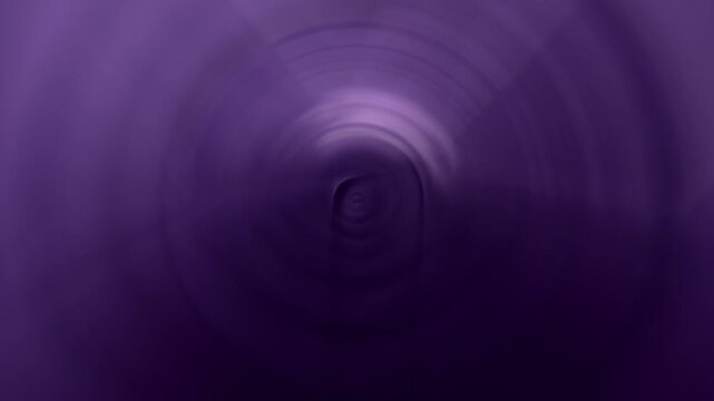Circular swirling light movement with a violet tint, focus, strong depth effect and vanishing point, movement, hypnosis, transition, energy, resilience, rotation, futuristic technology