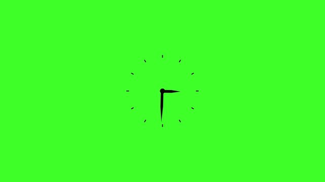 Smart Alarm Clock Icon animation for Productivity Concept, Modern Time Reminder Design.