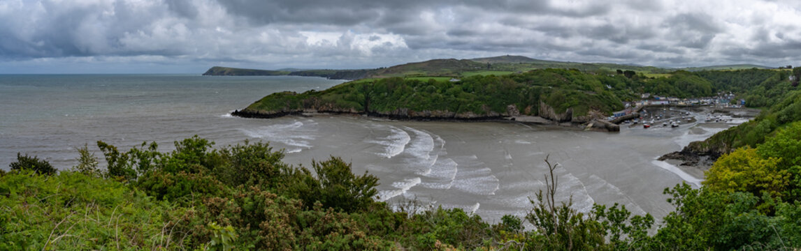 Views around the town of Fishguard, Pembrookshire, Wales