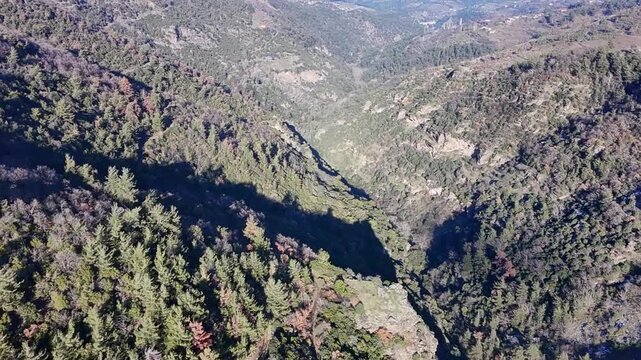 Bozdağ Canyon Forests Aerial View Mount Tmolus Lydia Sardis Birgi Manisa Mythology Heritage