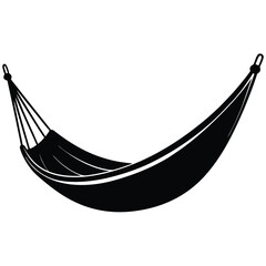 Hammock on white background illustration © Joy