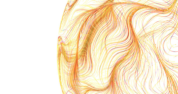 Abstract design with flowing lines, vibrant colors, and dynamic patterns. Great for backg