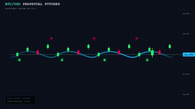 sinusoidal wave frequency signal pulse animation green digital technology data monitoring science loop