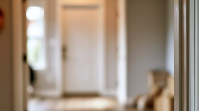 abstract bokeh texture of modern apartment entrance background pattern
