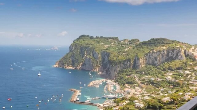 Amalfi Coast, Mediterranean Sea, Italy.