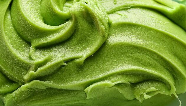 green milkshake close up texture food background