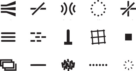 Comprehensive Science and Laboratory Icon Set Featuring Chemistry Biology Physics and Research Symbols in Black Glyph Style © rofikgraph24