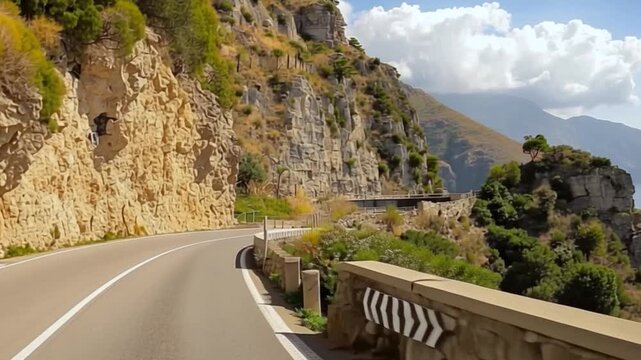 Amalfi Coast, Mediterranean Sea, Italy.