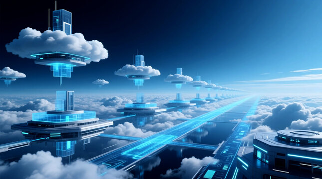 Infinite Cloud Continuum of Scalable Cloud data pipeline concept Intelligence with Floating Architecture on Global Networks for Enterprise Cloud Computing Platforms