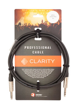 clarity audio trs cable path isolated on white