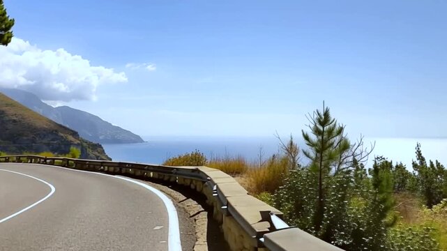 Amalfi Coast, Mediterranean Sea, Italy.