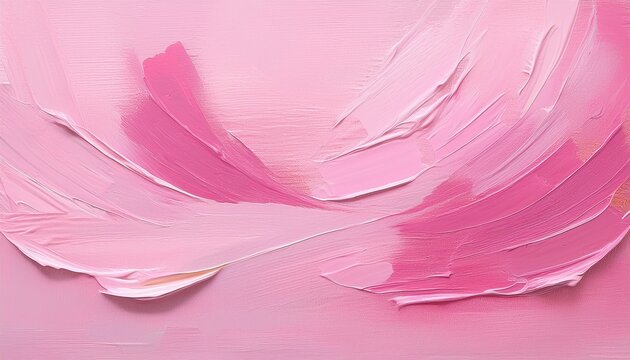 art oil and acrylic smear blot canvas painting wall abstract texture pink pastel color stain brushstroke texture background