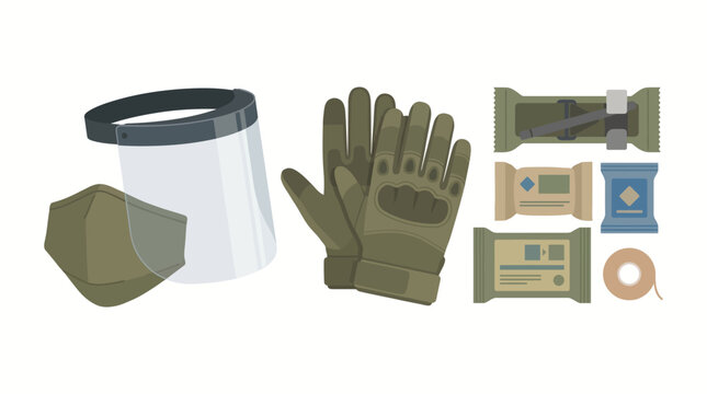 MRE Meal Ready to Eat components.