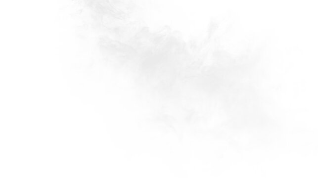 Smoke rises in a light cloud above a plain surface with no visible background during an unclear time of day
