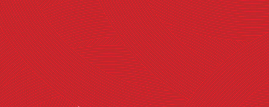 Abstract red background with minimalist curved lines. Elegant geometric pattern with a modern aesthetic, perfect for creative banners, luxury packaging, and digital wallpapers.