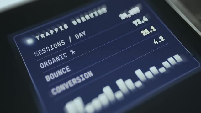 Breakdown of the website performance metrics