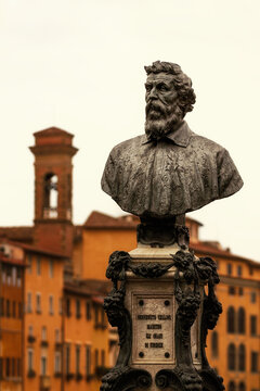 busto benvenuto cellini, florencia