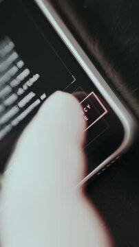 User taps the Emergency Purge command button