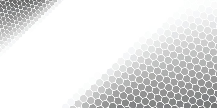 background with abstract hexagon pattern - 3D Illustration