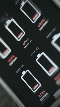 Multiple battery nodes that are critical low on power